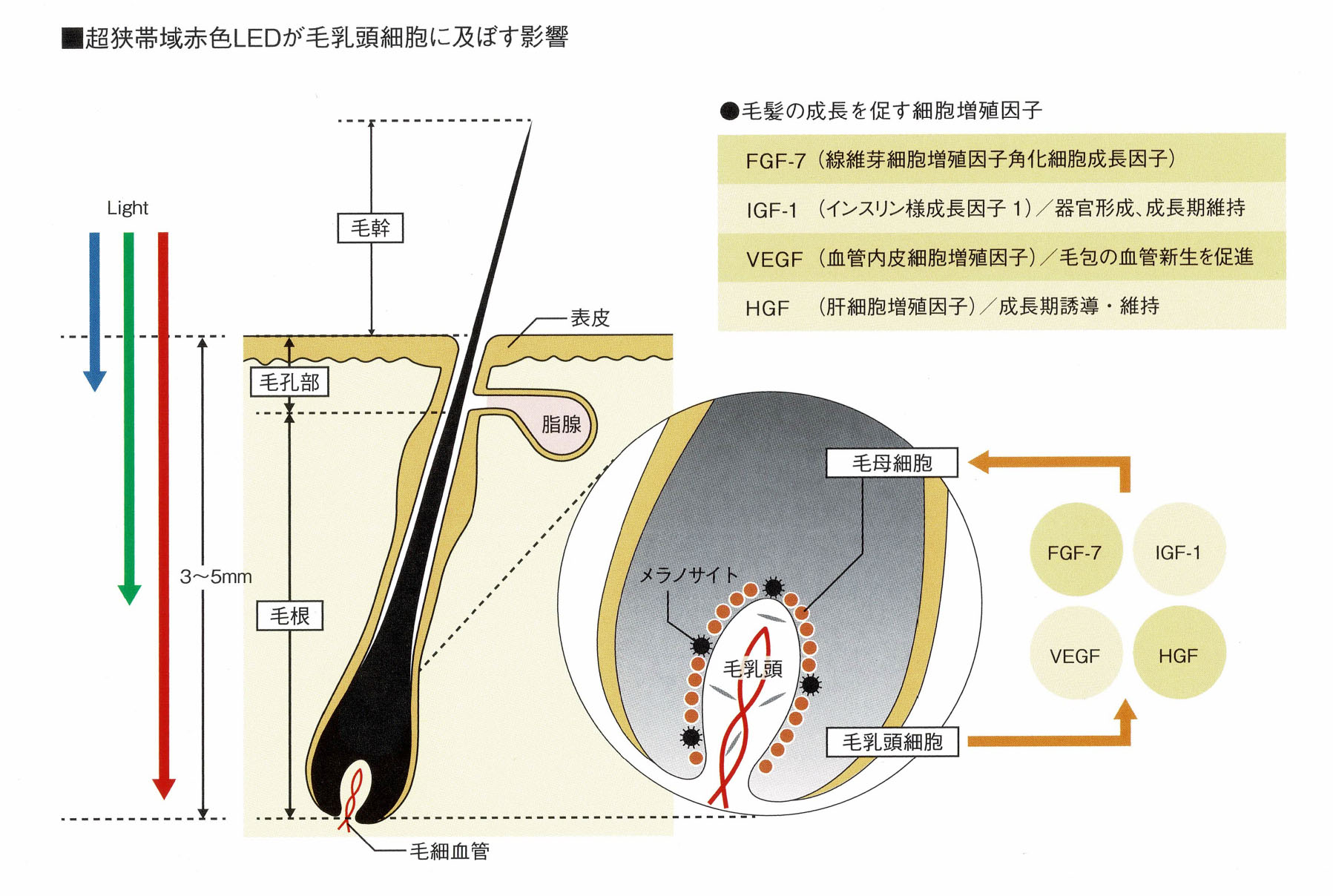 赤色ledについて